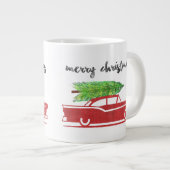 Merry Christmas Coffee Mug Retro (Devant droit)