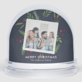 Merry Christmas Collage Custom Modern Holly (Avant)