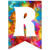 MERRY CHRISTMAS COLORFUL RAINBOW VLAGGETJES (Derde vlag)