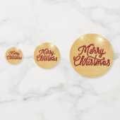 Merry Christmas Confetti (Achterkanten)