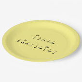 Merry Christmas-cryptogram Papieren Bordje (Gekanteld)