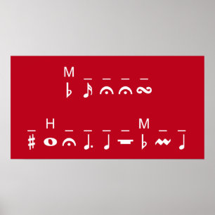 Merry Christmas-cryptogram Poster