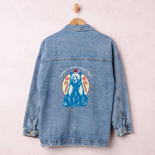 Merry Christmas Denim Jacket (Hangar)