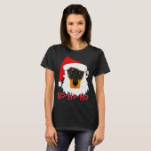 Merry Christmas Doberman Dog Tshir Xmast T-shirt (Voorkant volledig)