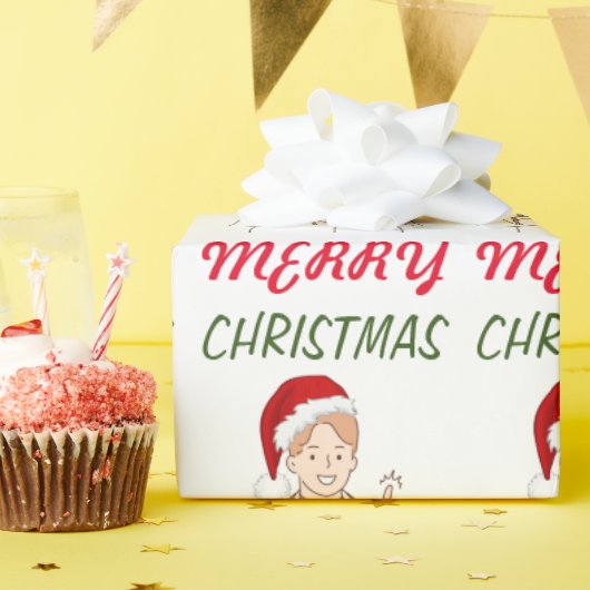 Merry Christmas Doctor Waardering Vakantie Ontwerp Cadeaupapier (Verjaardagsfeest)