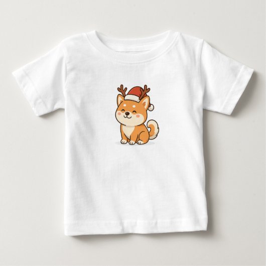 MERRY CHRISTMAS DOG AKITA INU T-Shirt (Devant)