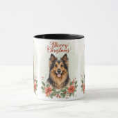 Merry Christmas Dog Cozy Holiday Mug (Centre)