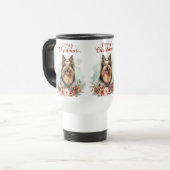 Merry Christmas Dog Cozy Holiday Travel Mug (Devant gauche)