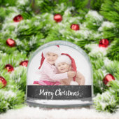 Merry Christmas Double Photo (black/white) (Noël)