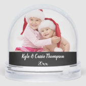 Merry Christmas Double Photo (black/white) (Arrière)