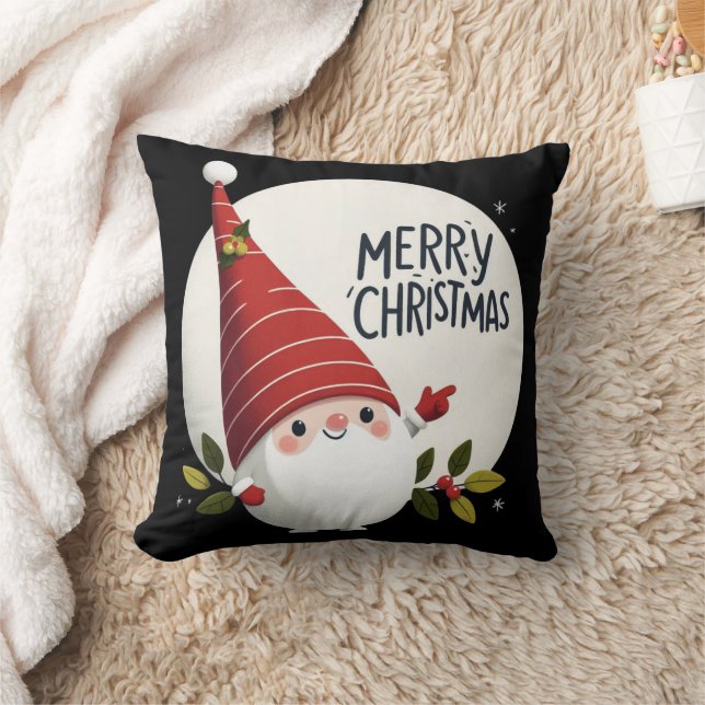 Merry Christmas Elf Pet Kussen (Deken)