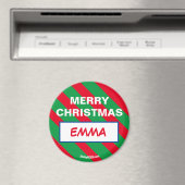 MERRY CHRISTMAS EMMA Magnet (In Situ (Lave-vaisselle))