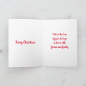 ** MERRY CHRISTMAS EN HAPPY NEW YEAR** KAART (Binnen)