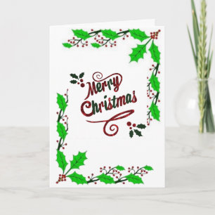 MERRY CHRISTMAS EN HAPPY NIEUW JAAR OOK FEESTDAGEN KAART
