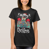 Merry Christmas Family Funny Christmas Tree Women T-shirt (Voorkant)