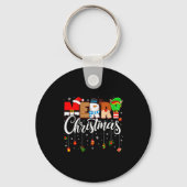 Merry Christmas Family Matching Pajamas Xmas Men W Sleutelhanger (Voorkant)