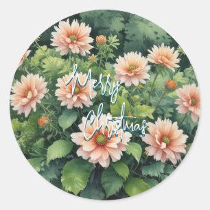 Merry Christmas Family Nieuwjaarsboodschap Ronde Sticker
