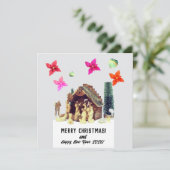 Merry Christmas! Feestdagenkaart (Staand voorkant)