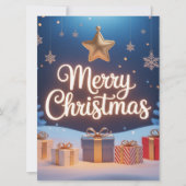  Merry Christmas Feestdagenkaart (Voorkant)