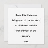 Merry Christmas! Feestdagenkaart (Achterkant)