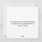 Merry Christmas! Feestdagenkaart (Achterkant)