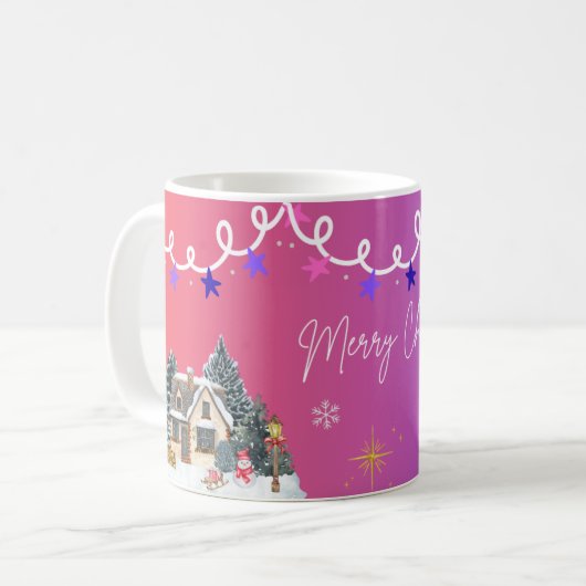 Merry Christmas Festive Mug (Devant gauche)