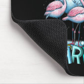 Merry Christmas Flamingo Squad Trocal Style Muismat (Hoek)