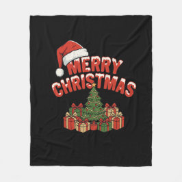 Merry Christmas Fleece Blanket
