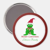 Merry Christmas Frog Magnet (Recto/Verso)