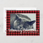 Merry Christmas Fun Typography | Afbeelding Feestdagenkaart (Voorkant / Achterkant)