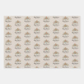 Merry Christmas Gingerbread Cookies Inpakpapier Vel (Voorkant 2)