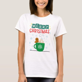 Merry Christmas Gingerbread Holiday T-shirt