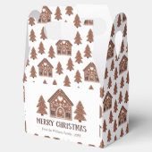 Merry Christmas Gingerbread House & Trees Bedankdoosjes (Geopend)