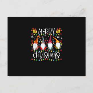 Merry Christmas Gnome Matching Family Party Pajama Briefkaart