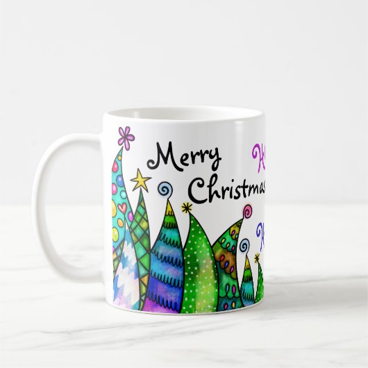 Merry Christmas Gnomes Mug Koffiemok (Links)