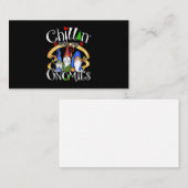 Merry Christmas Gnomes Old Gnome Visitekaartje (Voorkant / Achterkant)