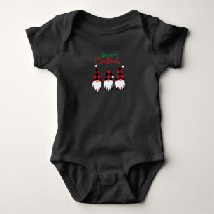 MERRY CHRISTMAS GNOMES ROMPER
