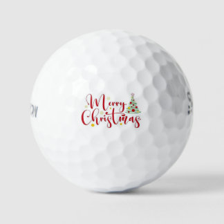 **MERRY CHRISTMAS'* GOLF BALLS GOLFBALLEN