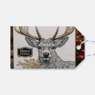 Merry Christmas greeting Cadeaulabel