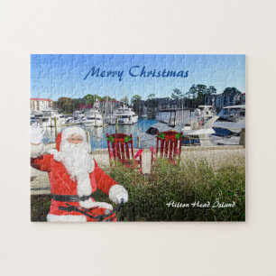Merry Christmas Hilton Head Island Harbour Town Legpuzzel