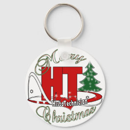 MERRY CHRISTMAS HISTOTECHNISCH SLEUTELHANGER