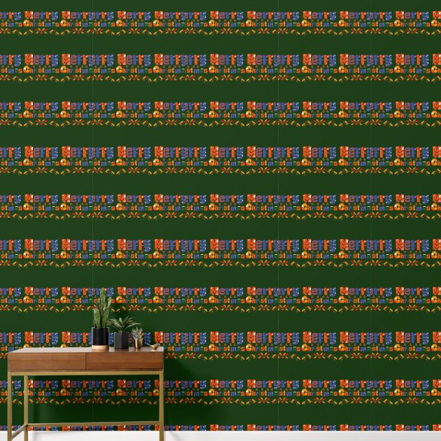 Merry Christmas  Holiday Behang (Hal)