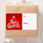 Merry Christmas Holiday Cadeau Labels labels (Insitu)