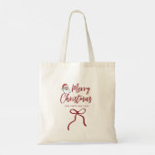 Merry Christmas Holiday Tote Bag (Dos)