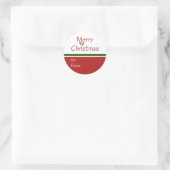 Merry Christmas Holly Gift Label Stickers (Tas)