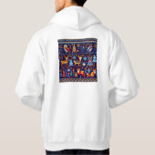 Merry Christmas Hoodie – Festive Holiday Tree (Achterkant)