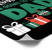 Merry Christmas I'm Going To Be A Dad Pregnant Wif Poster (Hoek)