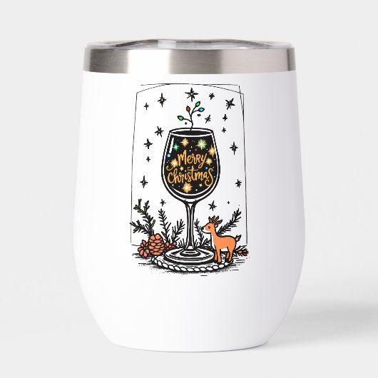 Merry Christmas in a Wine Glass (Achterkant)
