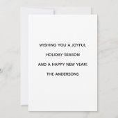 Merry Christmas in a Wine Glass Kaart (Achterkant)