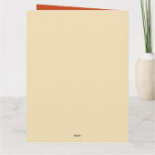 Merry Christmas in Rome Custom Holiday Card Kaart (Achterkant)